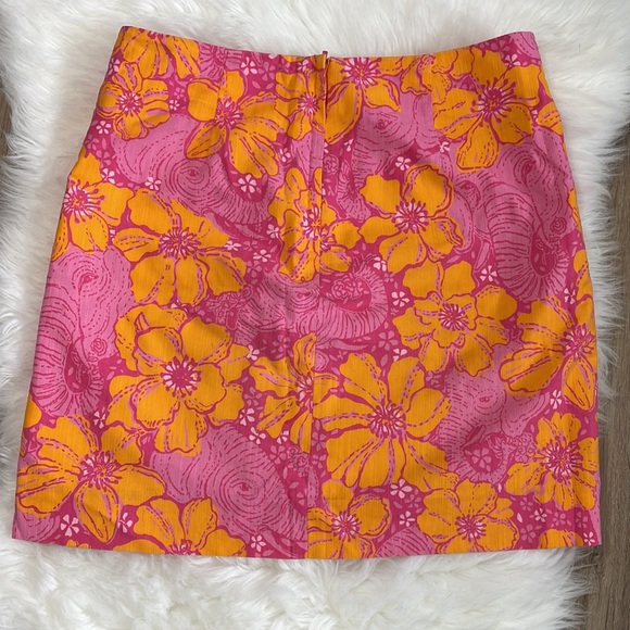 Lilly Pulitzer Vintage Originals Two Ton Bouquet Roslyn Skirt Size 4 - Picture 8 of 12